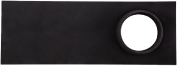 Чугунена Плоча с Гърло за Димоотвод 471*172mm