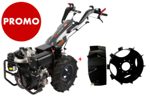 Комплект Дизелова Мотофреза 10 к.с. с Метални Колела MTD370 Kama EvoTools +Plus®