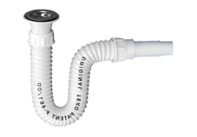 Гъвкав Сифон за Мивка с Вентил Texo