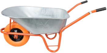 Тачка Тип P с Полиуретаново Колело и Метална Джанта EvoTools®