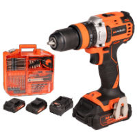 Комплект Ударен Винтоверт Brushless с 2 Батерии и Аксесоари Max 20V POWER EvoTools®
