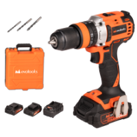 Комплект Ударен Винтоверт Brushless с 2 Батерии и Зарядно MAX 20V POWER EvoTools®