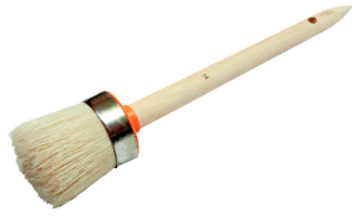 Кръгла Четка с Естествен Косъм