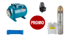 Хидрофорен Комплект 24l с Потопяема Помпа 1100W