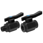 PP Спирателен Кран с Черна Ръкохватка Италия