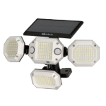 LED Прожектор със Слънчно Зареждане, Многопосочен, с Дистанционно
