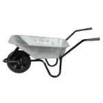 Ръчна Количка N с Поцинкована Вана, Пневматично Колело и Метална Джанта