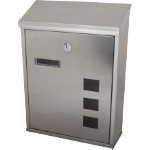 Пощенска Кутия от Неръждаема Стомана с Капак
