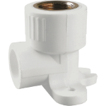 Коляно PP-R Вътрешна Резба Месинг с Фланец EvoSanitary®