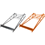 Система за Монтаж на Непресуризиран Слънчев Панел с Вакуумни Тръби SP-470, Малък Наклон