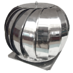 Въртящ Краен Капак за Комин INOX с Поставка