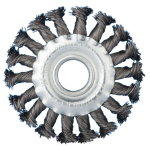 Кръгла Телена Четка с Усукани Снопове за Ъглошлайф