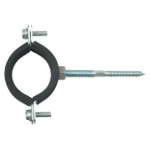 Метална Скоба за Тръби с Шпилка и Гумена Вложка EvoSanitary®